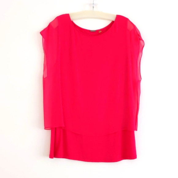 Elie Tahari Silk Pink Top - Picture 1 of 2